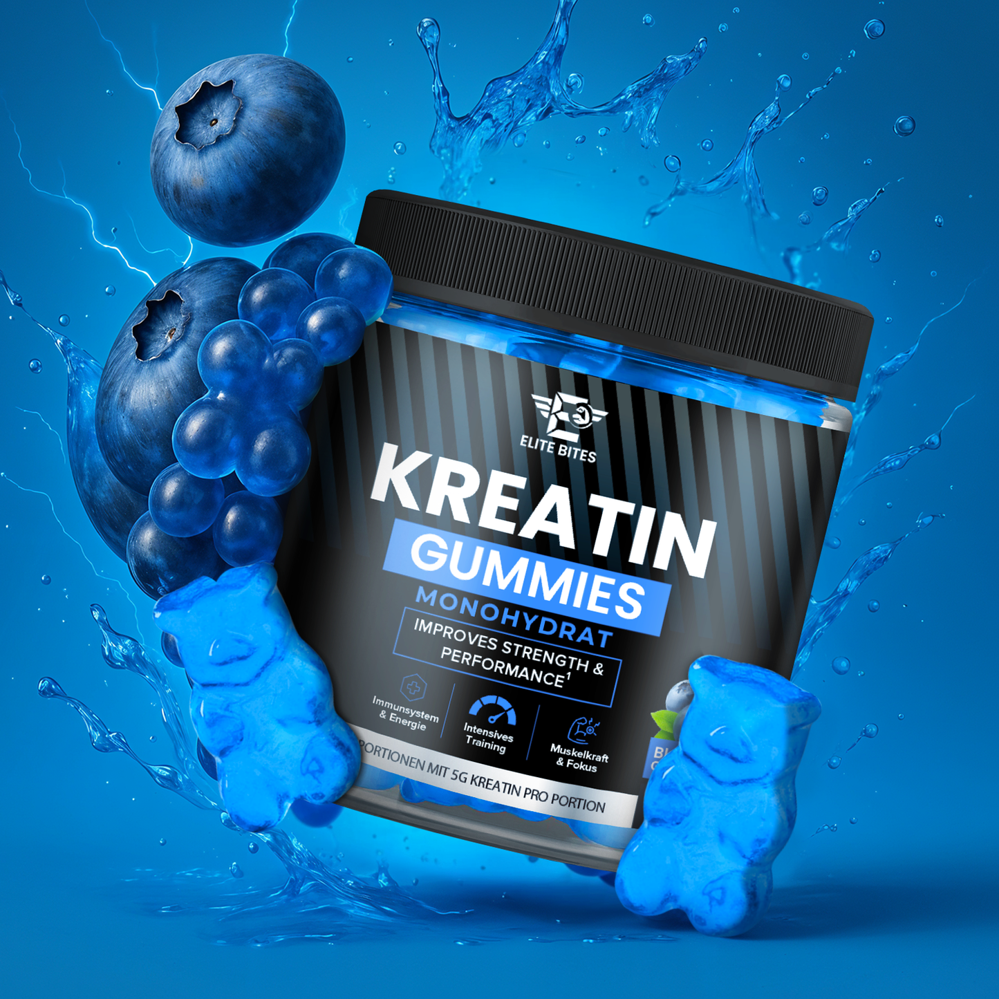 EliteBites - Kreatin Gummies