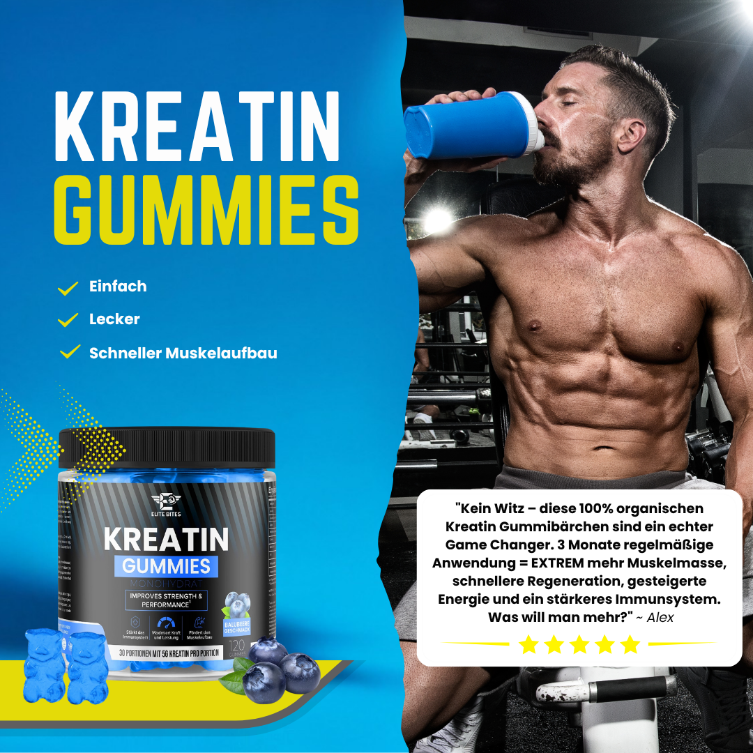 EliteBites - Kreatin Gummies