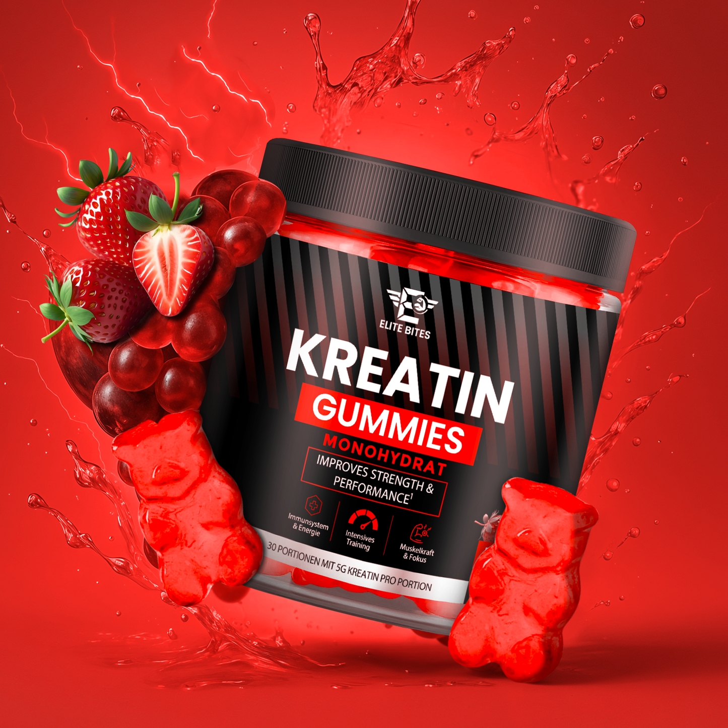 EliteBites - Kreatin Gummies